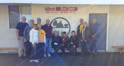 Rotarians Volunteer At Fallbrook Food Pantry Village News