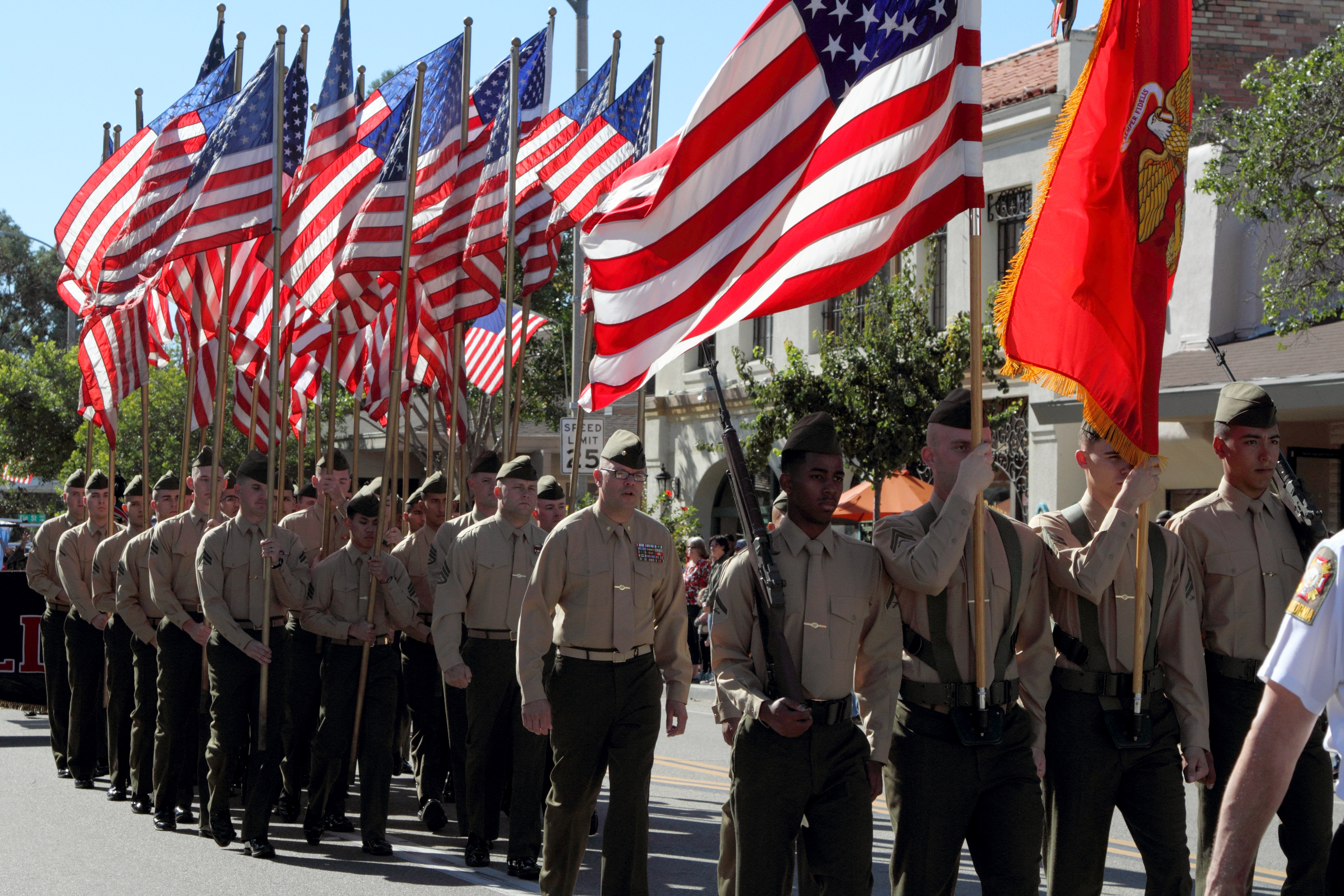 Veterans Day Parade Sponsored By Vfw Post 1924 Reflects Patriotism Appreciation In Fallbrook Village News