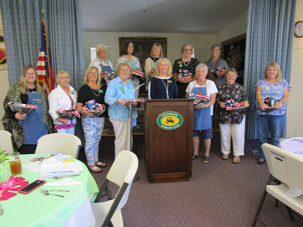 Fallbrook Womans Club Installs New Officers Village News