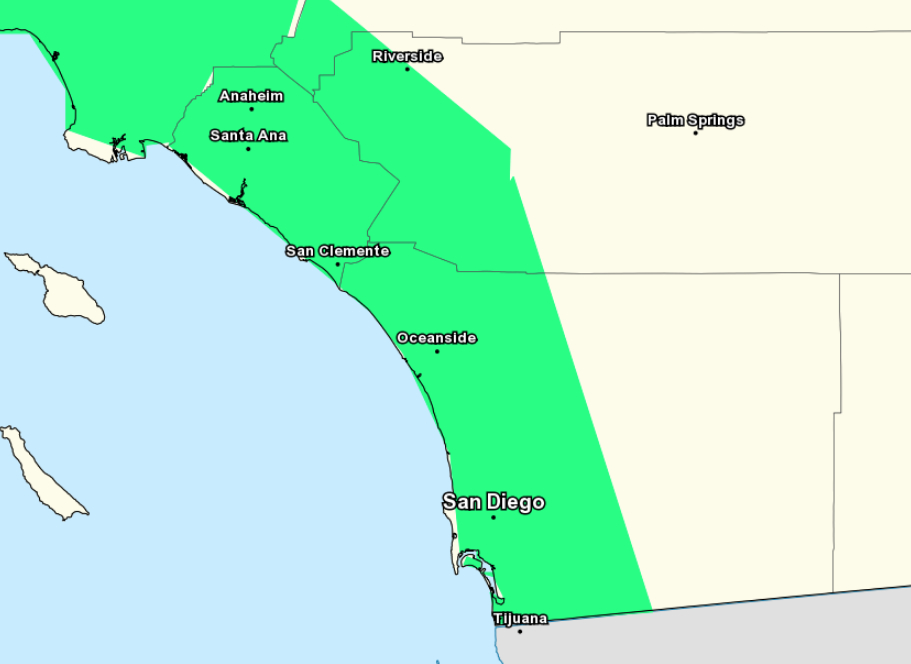 Flood advisory issued for portions of San Diego County Village News
