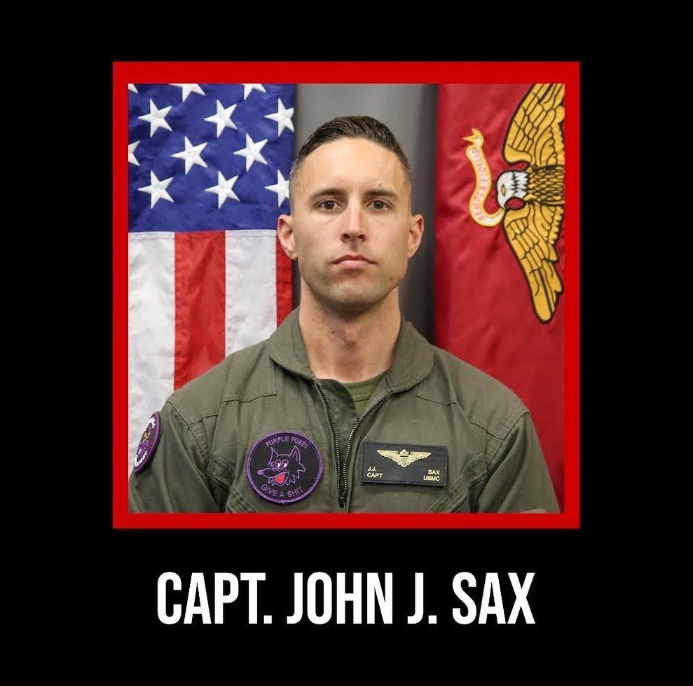 Placer County Marine Capt. John Sax, son of former Los Angeles